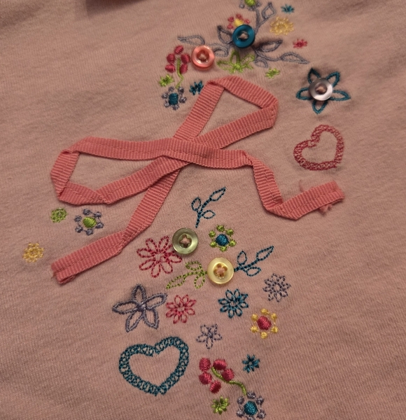 Vintage Y2k Zana-Di Embroidered Flowers Long Sleeved Shirt - Picture 3 of 5